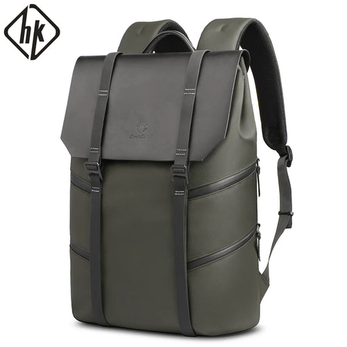 Large Travel Backpack for Men – Vintage Waterproof 15.6" Laptop School Bag