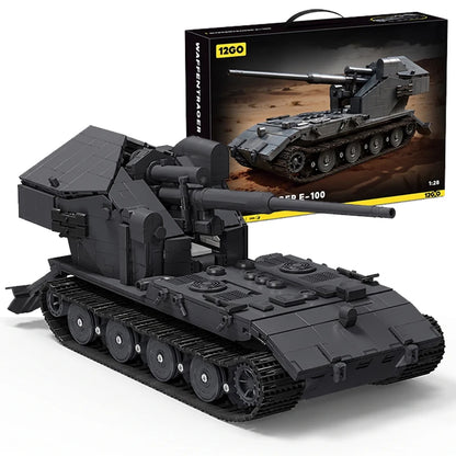 Waffentrager E100 Tank MOC Building Blocks Set – Military Army Bricks