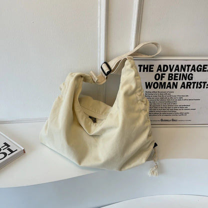Large Capacity Canvas Shoulder Bag for Women