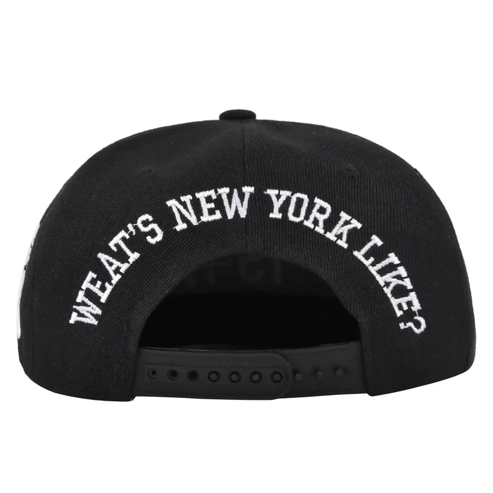 Embroidered Snapback Baseball Cap – Adjustable Hip Hop Hat for Men & Women