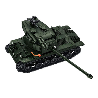 M26 Pershing Heavy Tank Building Blocks Set