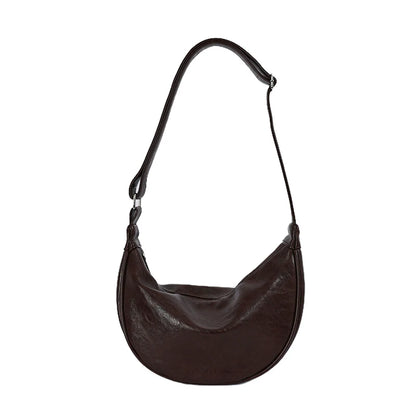 Crescent Hobo Bag for Women – Soft PU Leather Crossbody