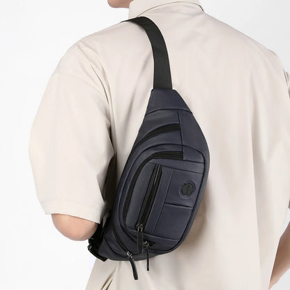 Men's Multi-Pocket Chest Bag & Waist Pack