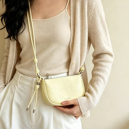 Mini Crescent Crossbody Bag – Chic Saddle Bag for Women