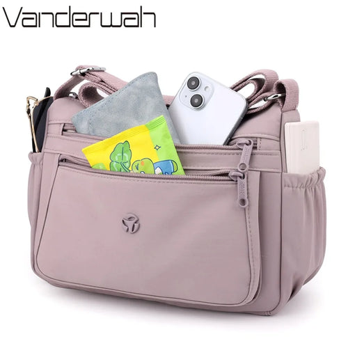 Waterproof Nylon Crossbody Shoulder Bag for Women