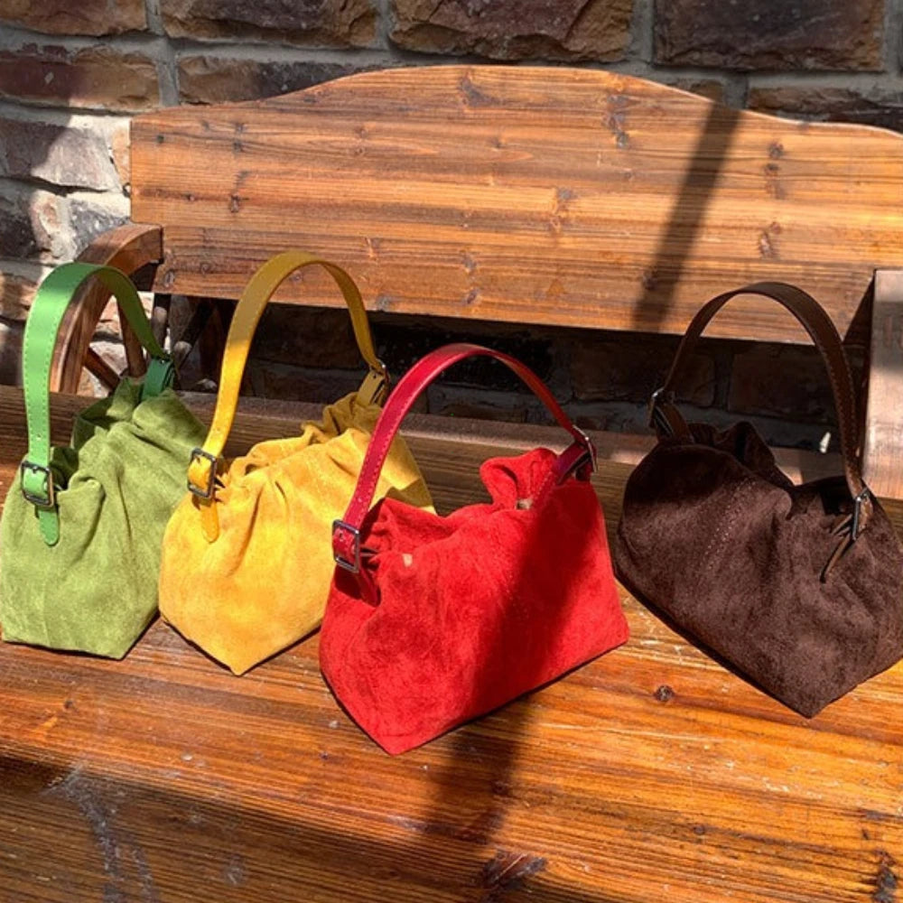 Matte Crossbody Shoulder Bag – Korean Style Soft Handbag