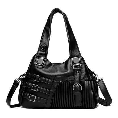 Luxury Leather Women's Shoulder Bag – Designer Hobo Handbag