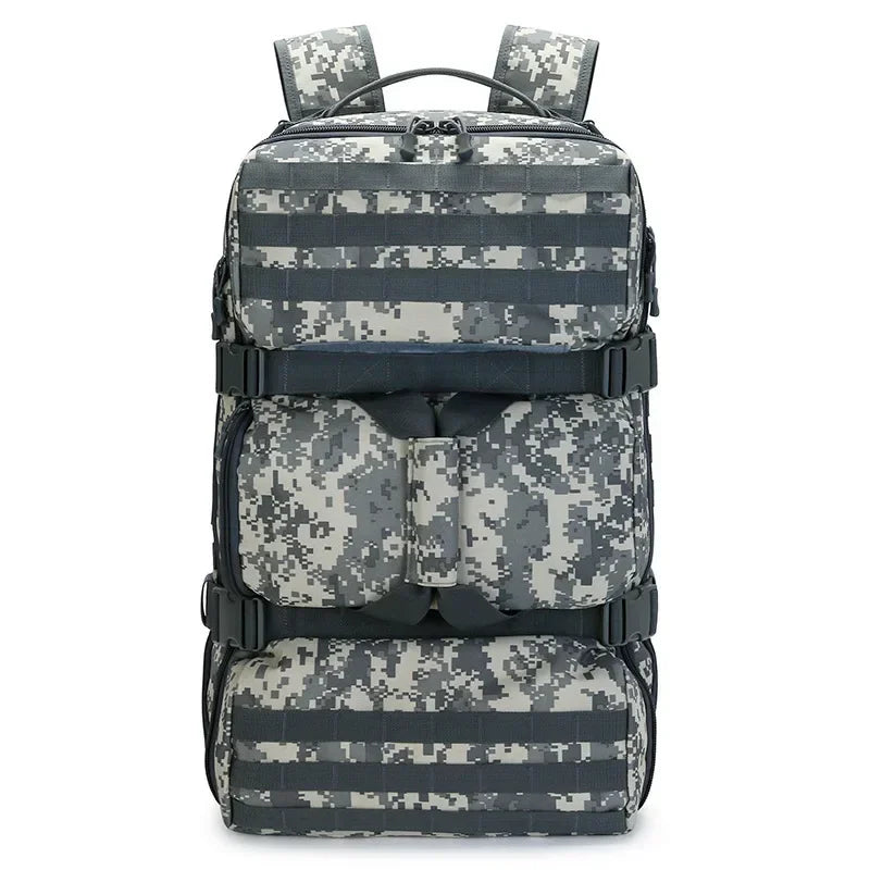 60L Tactical Backpack – Large Capacity Military Bag for Hiking & Travel
