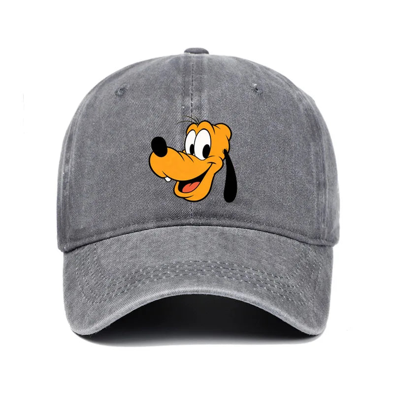 Cartoon Character Baseball Cap – Vintage Washed Unisex Hat