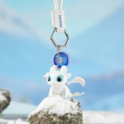 Toothless Dragon Keychain – Movable Wings & Glowing Eyes
