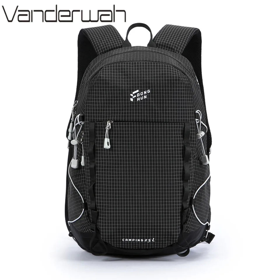 25L Hiking Backpack – Water-Resistant Nylon Camping Pack