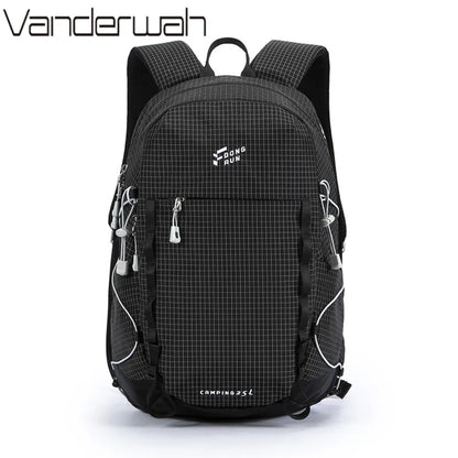 25L Hiking Backpack – Water-Resistant Nylon Camping Pack