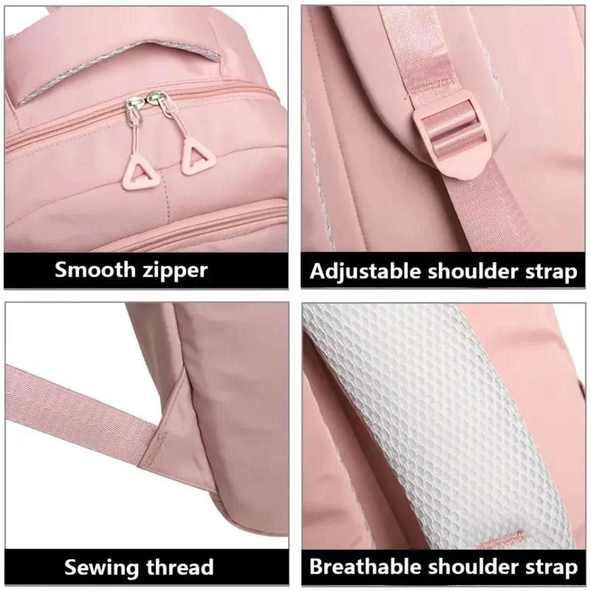 Nylon Travel Backpack – Lightweight, Washable & Carry-On Ready