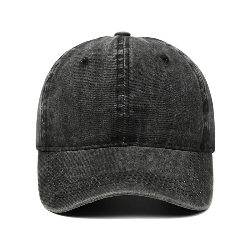 Vintage Washed Baseball Cap – City Embroidery Unisex Dad Hat