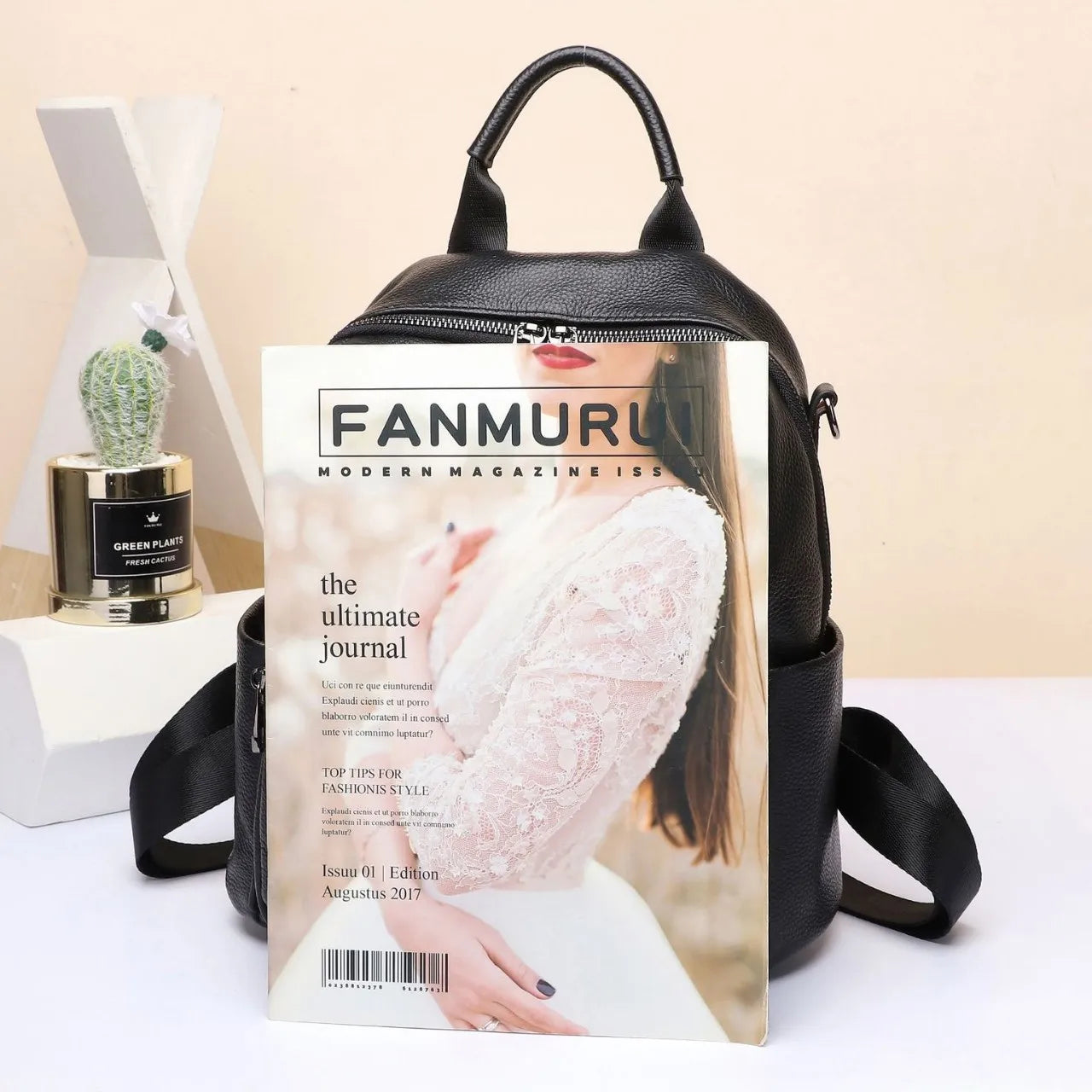 Genuine Leather Women's Backpack – Luxury Designer Style