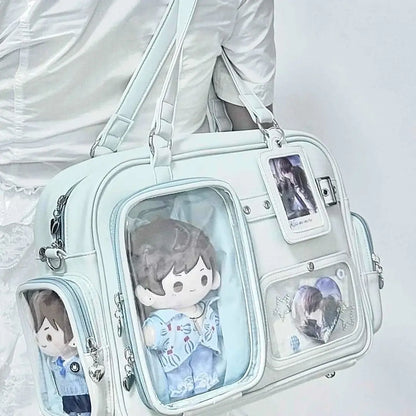 Ita Bag Large Capacity Clear Window Shoulder Bag