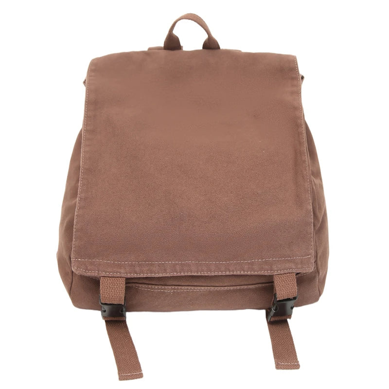 Canvas Backpack for Women – Casual Flip Flap School & Travel Bag