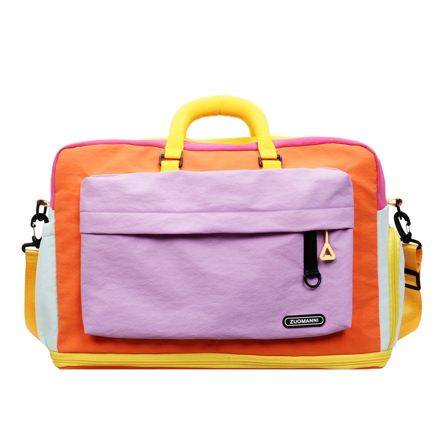 Expandable Travel Duffle Bag – Color Block Weekend Overnight Bag