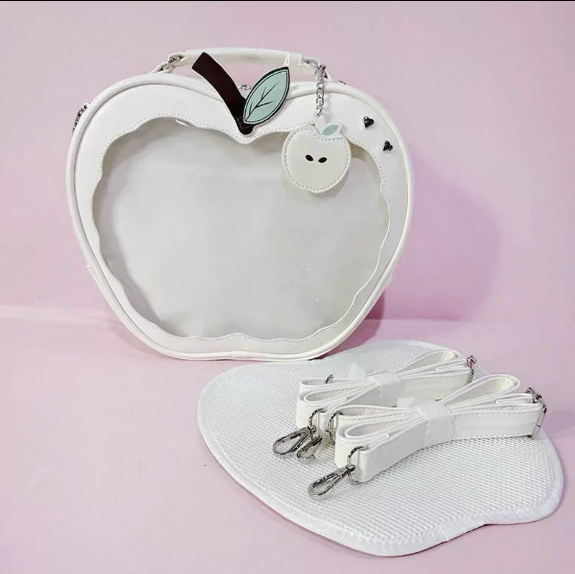 Apple-Shaped Ita Bag – Kawaii Harajuku Crossbody Handbag
