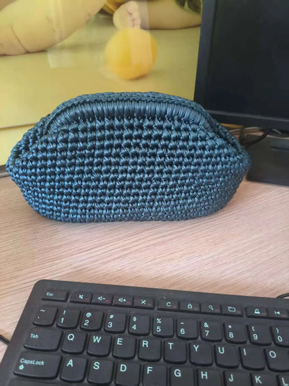Handmade Crochet Clutch Bag – Woven Evening Purse
