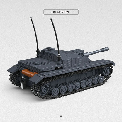 StuG IV Tank Military Building Blocks Set