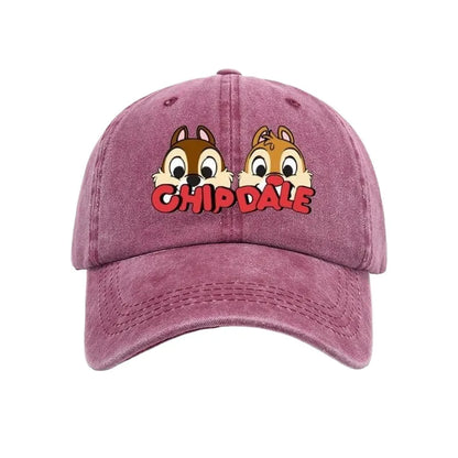 Chip & Dale Baseball Cap – Cute Cartoon Disney Hat for Men & Women