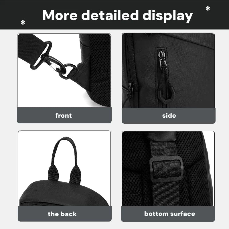 Men's Crossbody Sling Bag – Sports Chest Pack for Daily Use