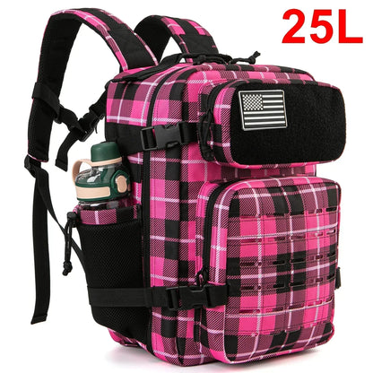 Tactical Backpack with Bottle Holder – 25L & 45L MOLLE Rucksack