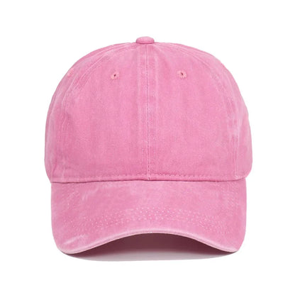Vintage Washed Baseball Cap – Embroidered Unisex Cotton Hat