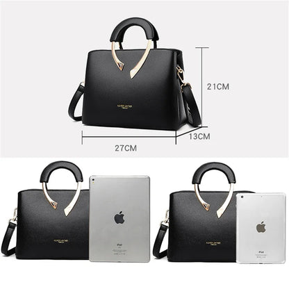 Leather Crossbody Shoulder Bag for Women – Luxury Designer Tote
