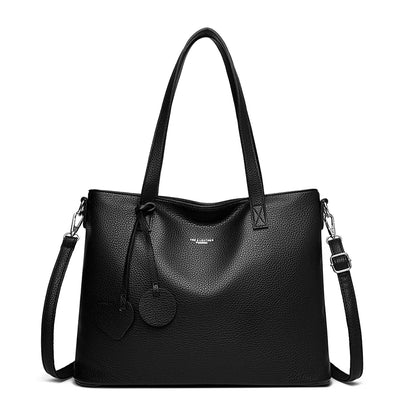 Soft Leather Tote Bag for Women – Designer Shoulder & Crossbody Handbag