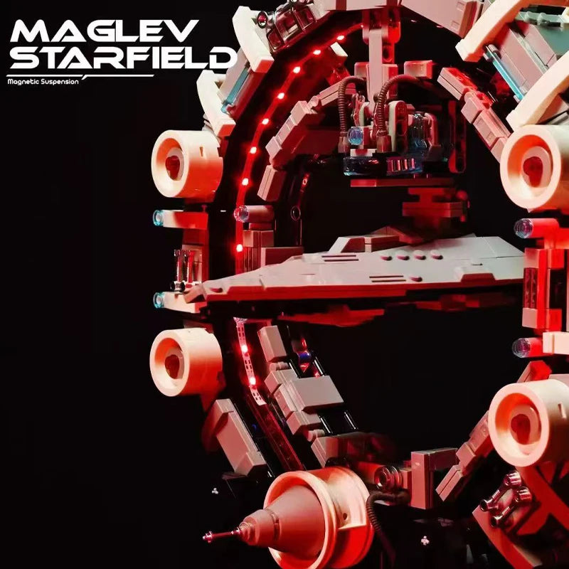 Maglev Spaceship MOC Building Set – 1196 or 1515 Pieces