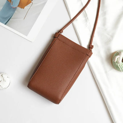 PU Leather Crossbody Phone Purse for Women – Mini Shoulder Bag
