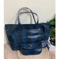 Snake Navy Blue